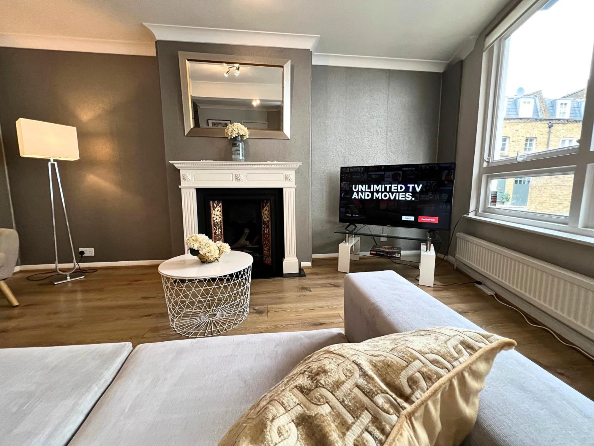 Kensington 2 Bedroom House-Big Living Area And Kitchen-Harrods-National History Museum-Hyde Park-Near 2 Underground Lines London Eksteriør billede